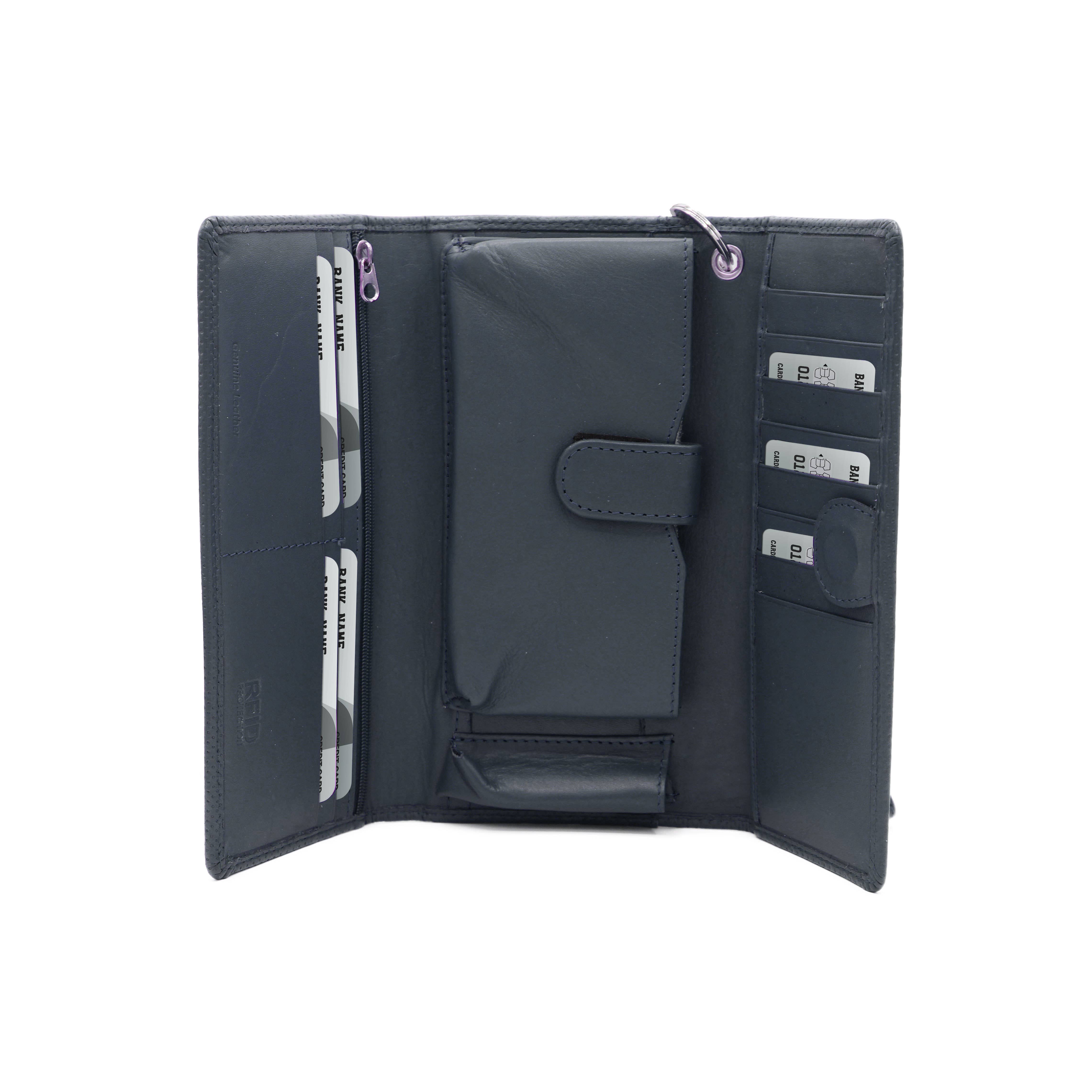 Zerimar 1942 - Wholesale Wallet - Women's - Zerimar Cartera de Piel Mujer | Cartera de Mano 21x10 cms2