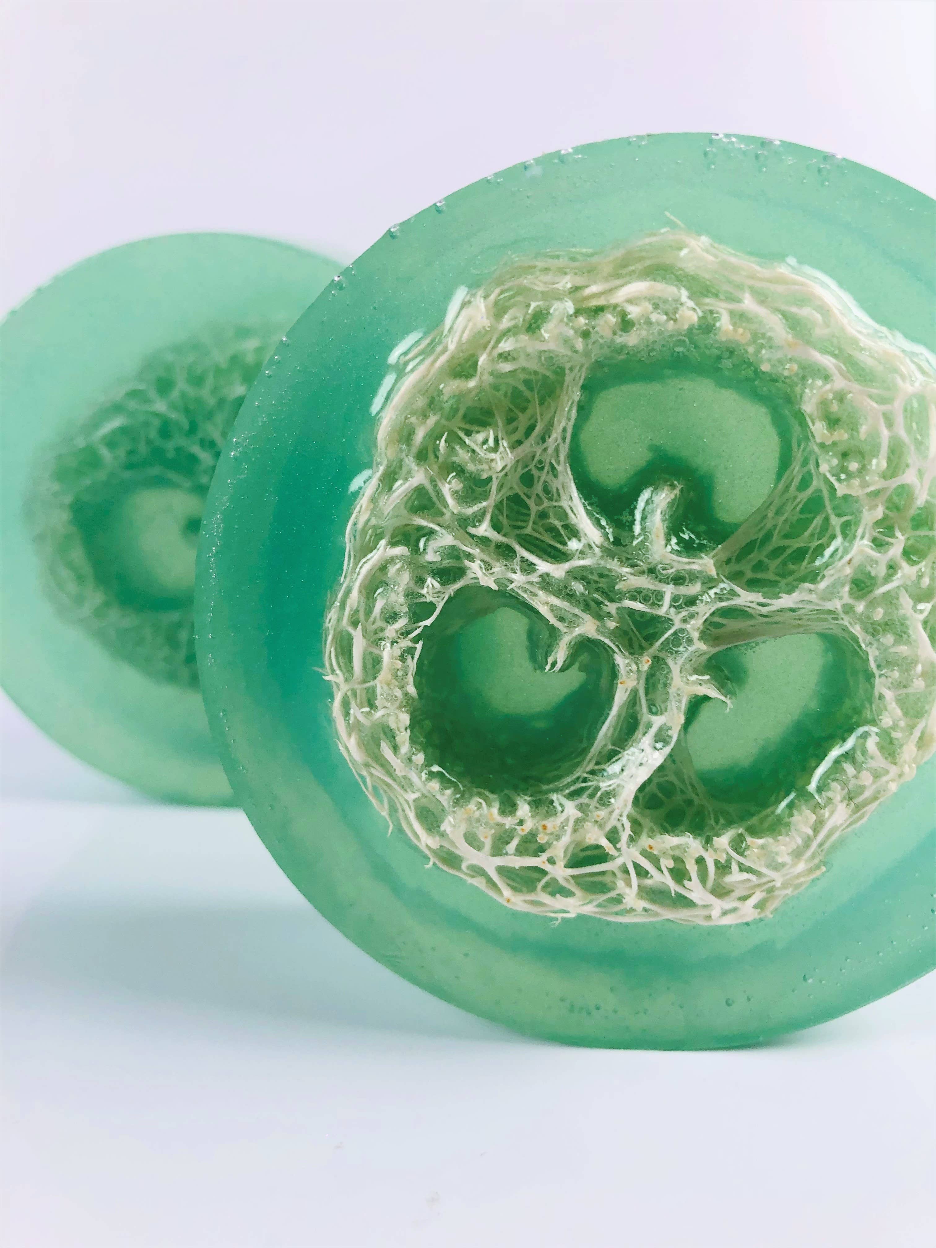 The Green Rift - Wholesale Bar Soap - Bombshell Diva Loofa Soap