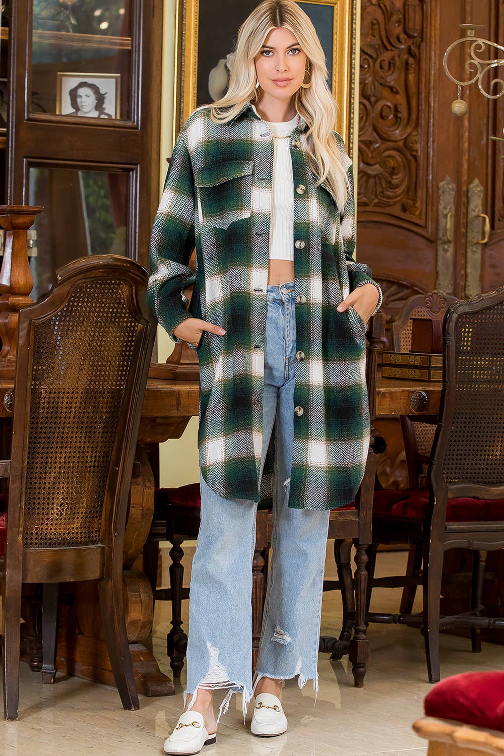 Sweet Lovely by Jen - Wholesale Shirt Jacket/Shacket - Women's -  SHACKET/OUTERWEAR32