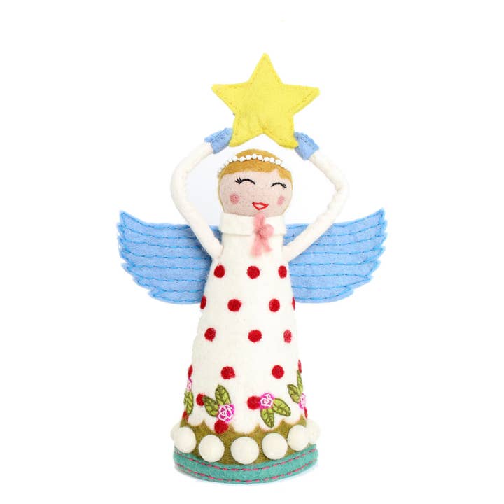Angel Tree Topper - Joy for wholesale by French Knot