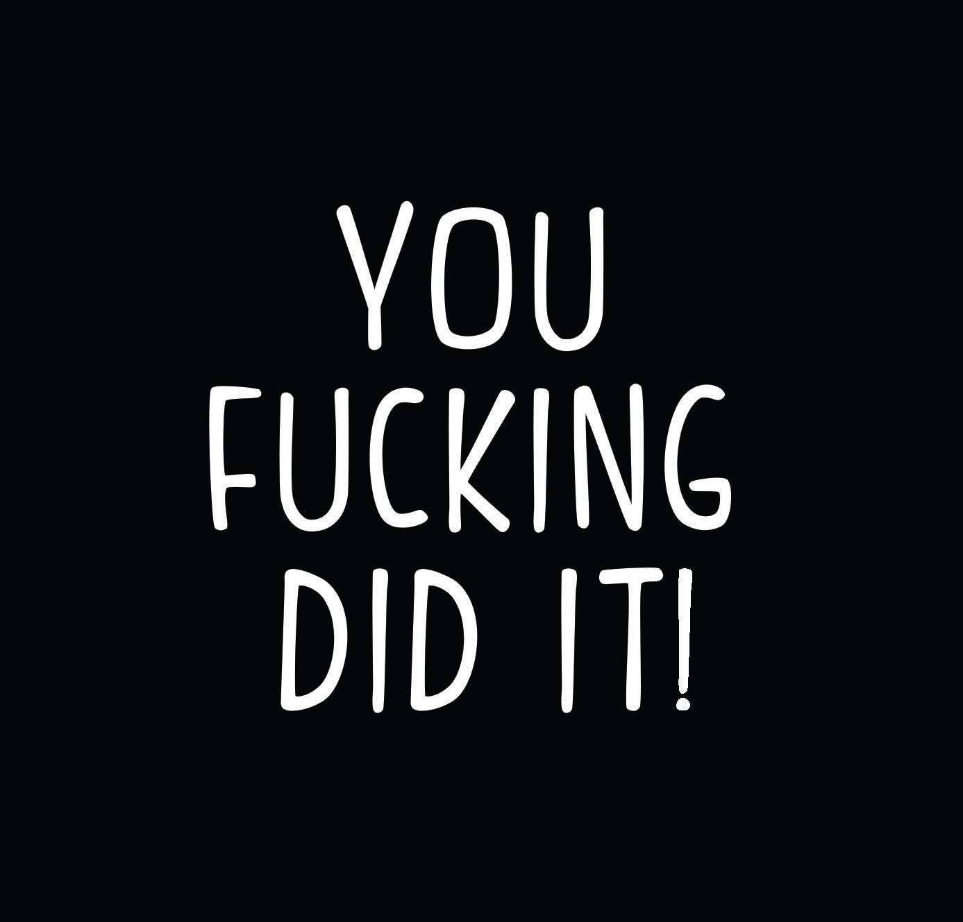 Very Pun Stuff - Wholesale Balloon - You Fuc*ing Did It! Balloon | Gag Graduation Gift | Funny Balloons | Funny Graduation Gift | Grad Gift Ideas | 2022 Graduation | 2022 Grad8