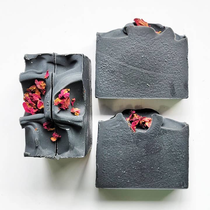Charcoal and Tea Tree Soap, Aloe Juice, Activated Charcoal for wholesale by Citrus Tree