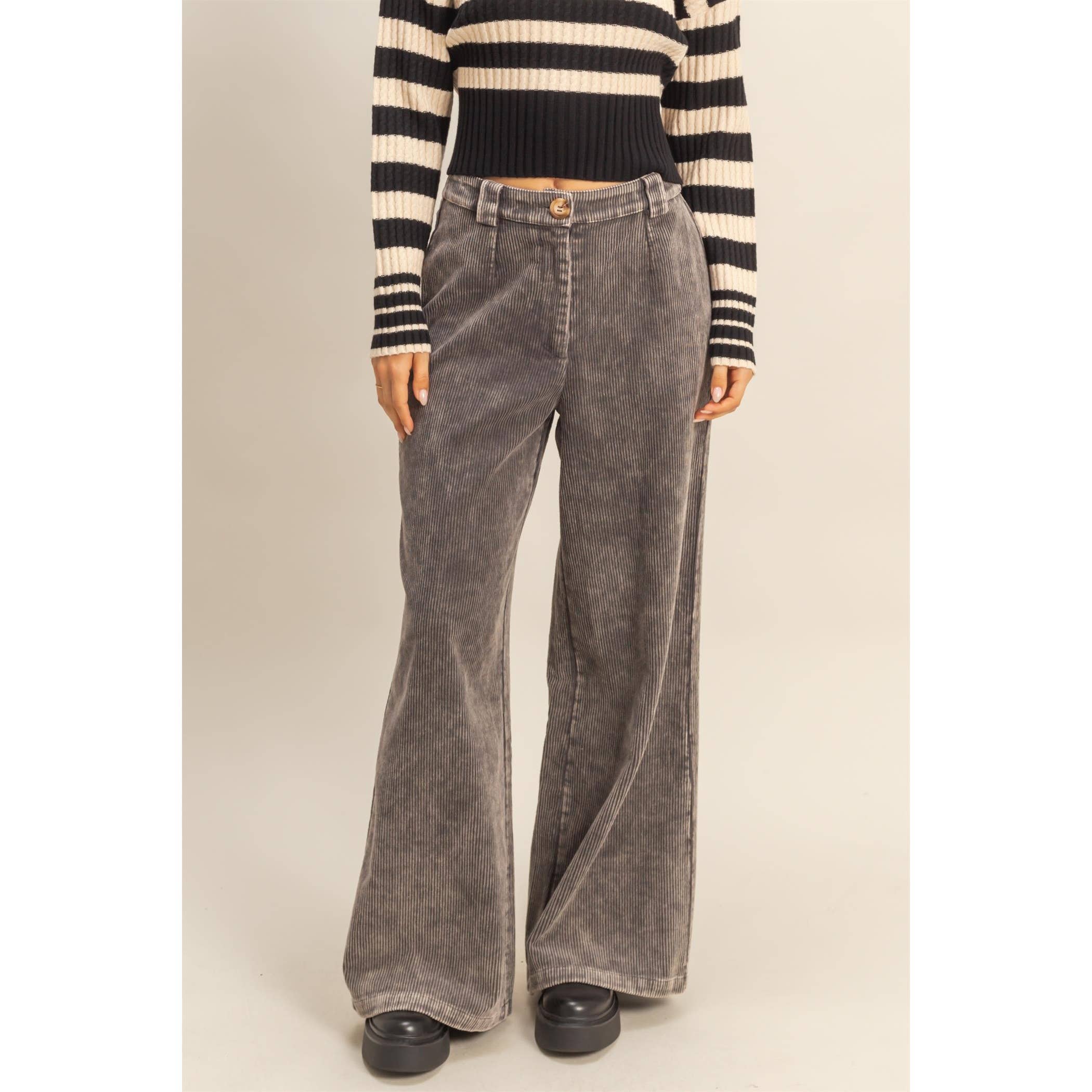 HYFVE - Wholesale Pants - Women's - Snow Garment Washed Corduroy Trousers10