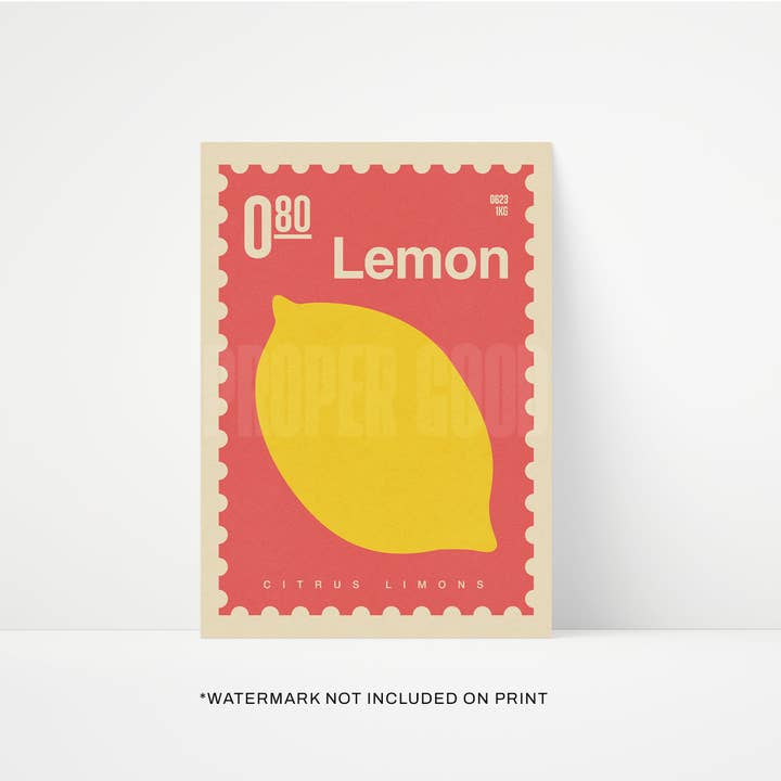 Proper Good - Venta al por mayor Ilustración - Impresión Limón