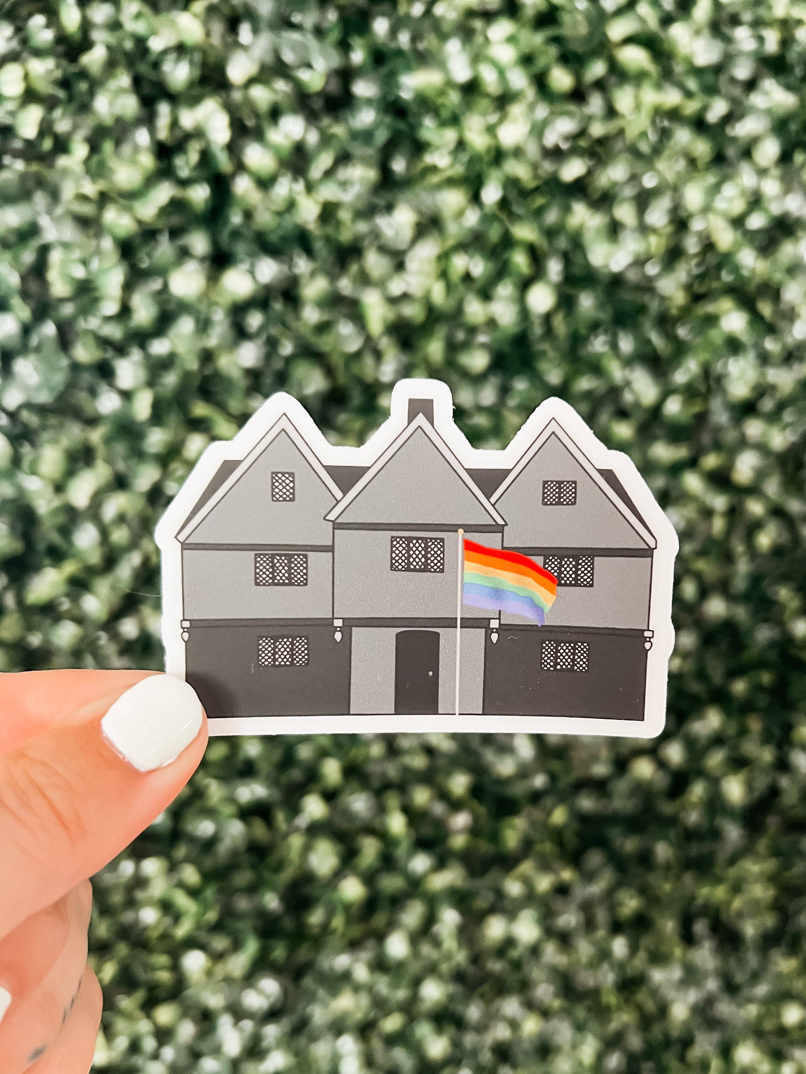 Ellie Jade Co - Wholesale Sticker - Witch House Pride Sticker