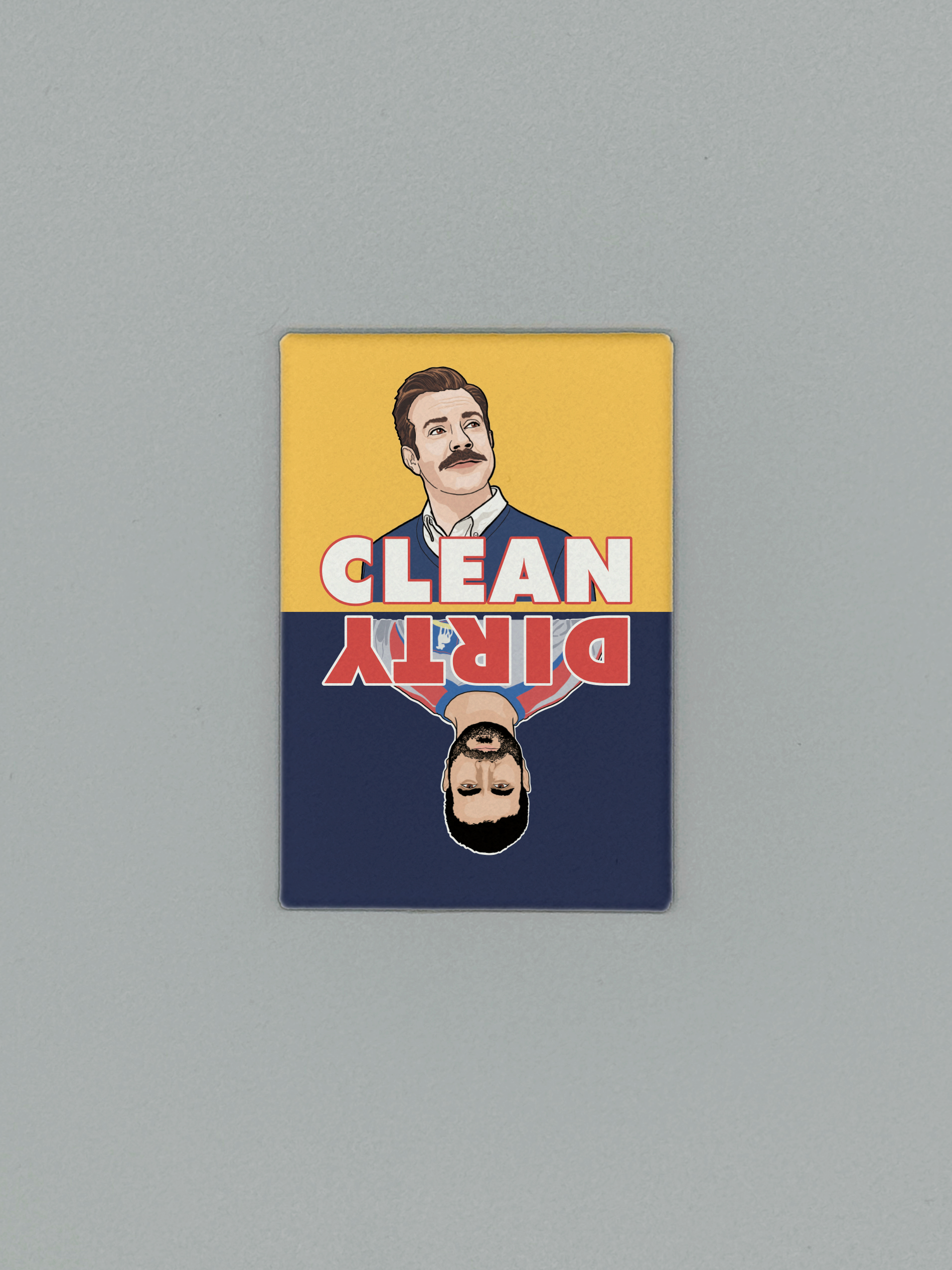 The Red Swan Shop - Wholesale Magnet - Dishwasher Magnet - Dirty/Clean - Ted Lasso2