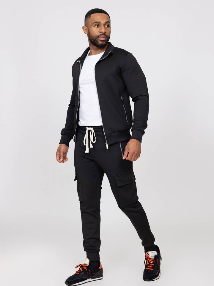 Completo jogging con coulisse lunga E696-1 per la vendita all'ingrosso da parte di Zayne Paris