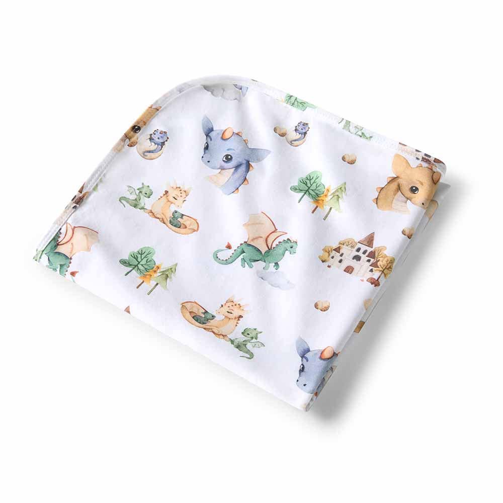 Snuggle Hunny - Wholesale Swaddle Set - Baby - Dragon Organic Jersey Wrap & Beanie Set2