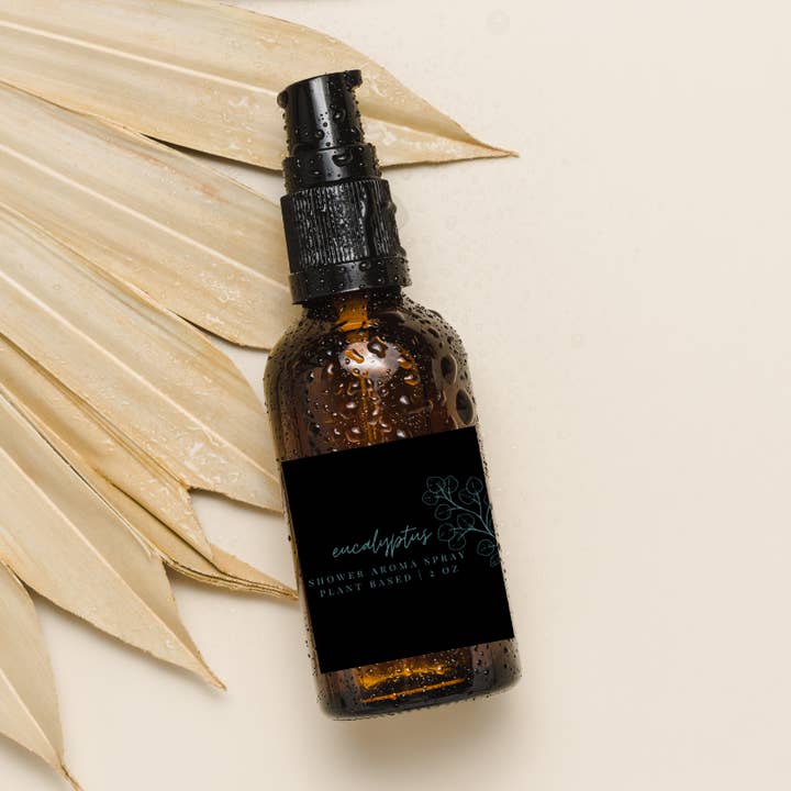 Eucalyptus Shower Aroma Spray for wholesale by Benjamin Soap Co.