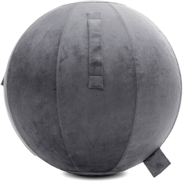 360 - YOGA-65-PBALL-Dcinza-Manual por atacado de Husband Pillow