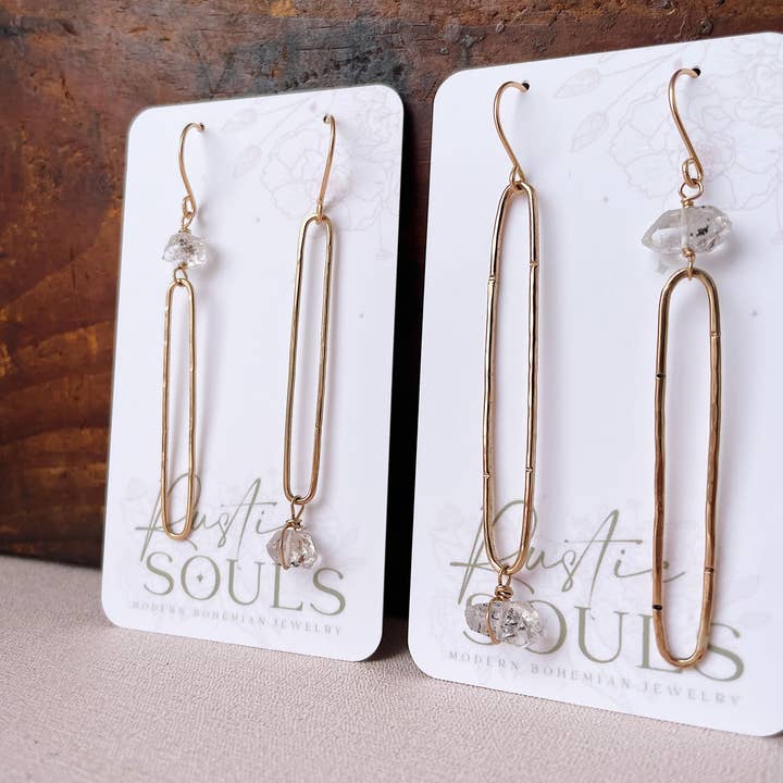 Paperclip Herkimer Hangers voor wholesale door Rustic Souls