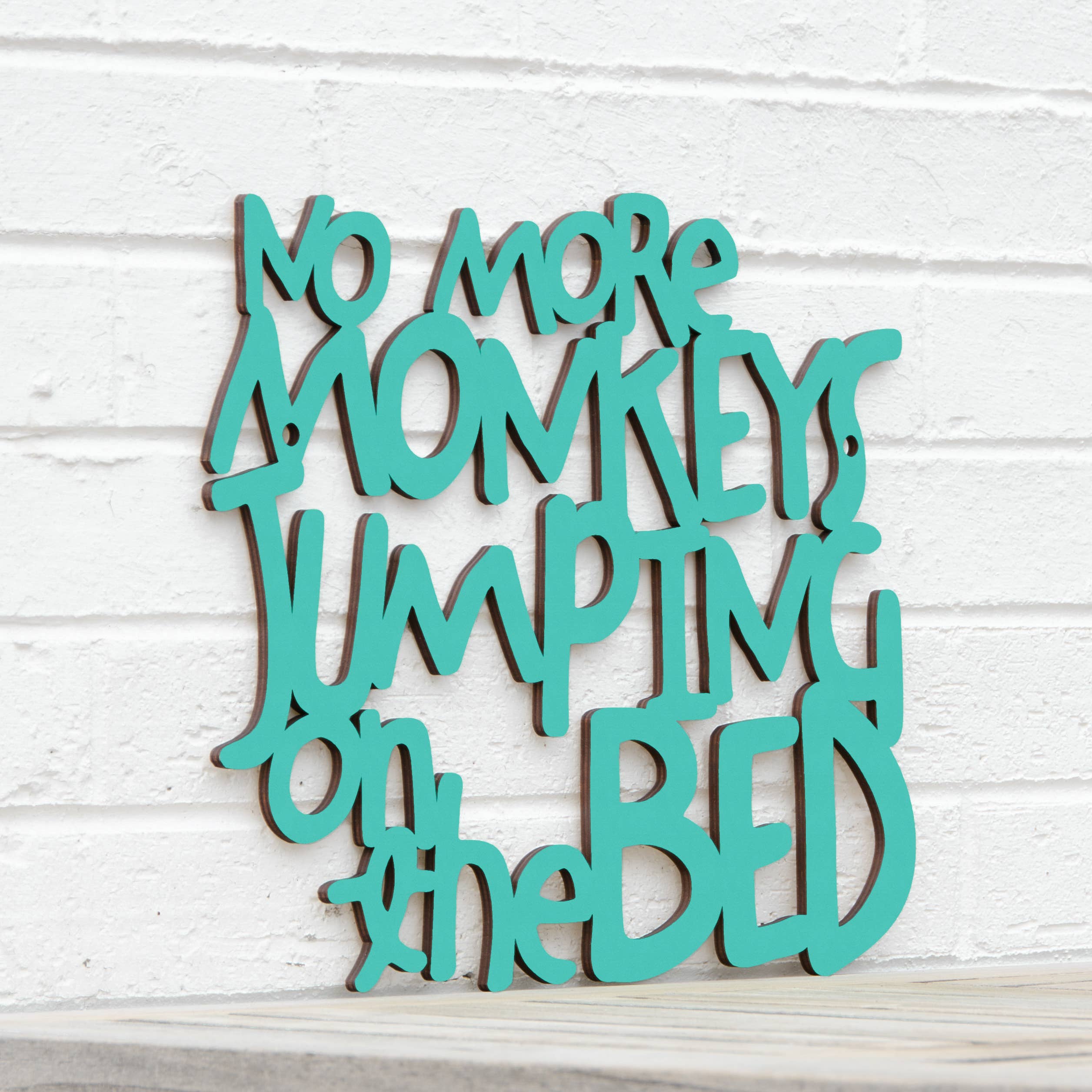 Spunky Fluff - Wholesale Wall Decor - Kids & Baby - No More Monkeys Jumping On The Bed, Kids Playroom Wall Art22