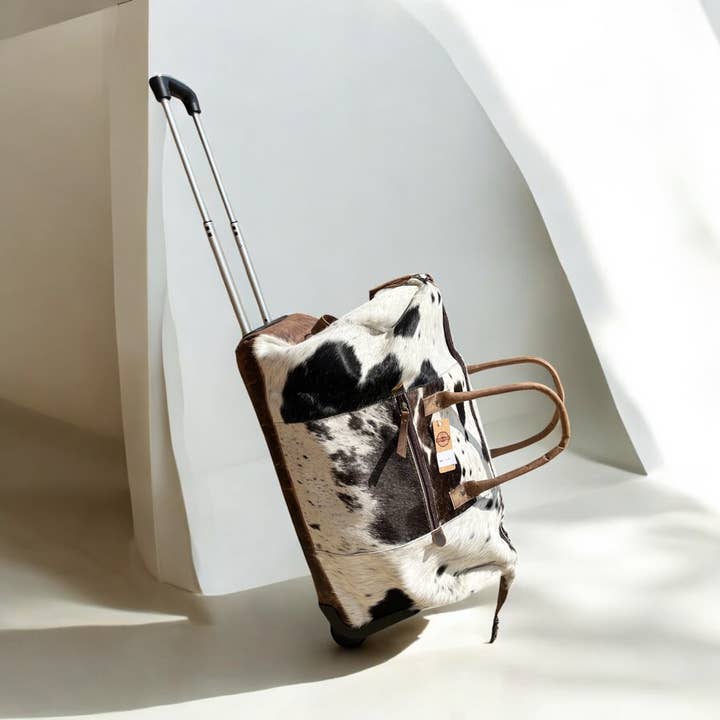 Western Linens - Wholesale Weekender Bag - Women's - All cowhide rolling luggage duffle bag 2