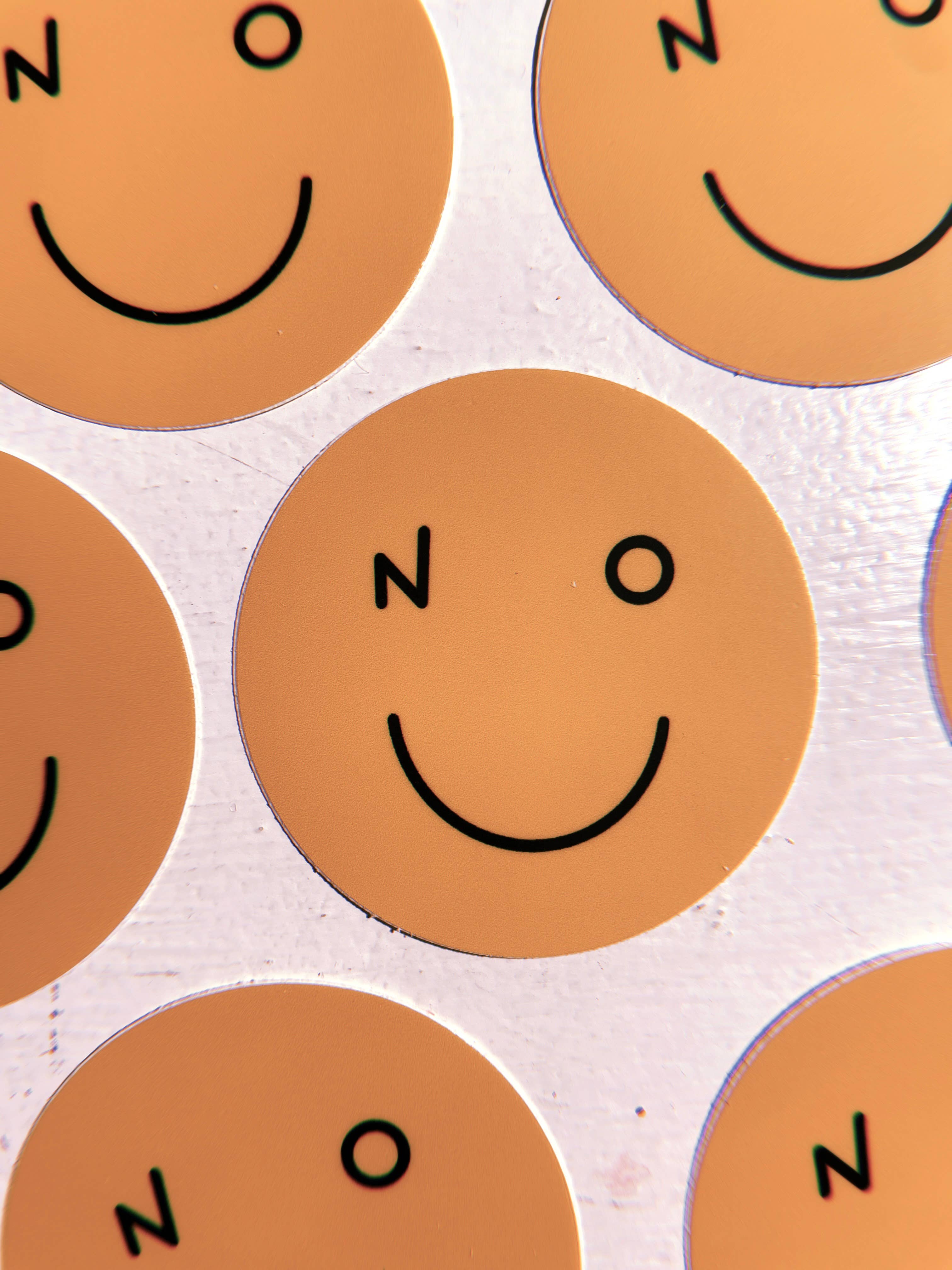 Cat Rocketship - Vendita all'ingrosso Adesivo - Adesivo NO Smiley per bottiglia d'acqua/laptop da 2,5"1