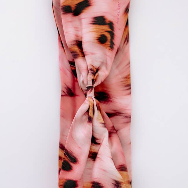 MA°ALAHI Manufaktur - Wholesale Fashion Headband - Women's - Headband with Wire Leo-Pink1