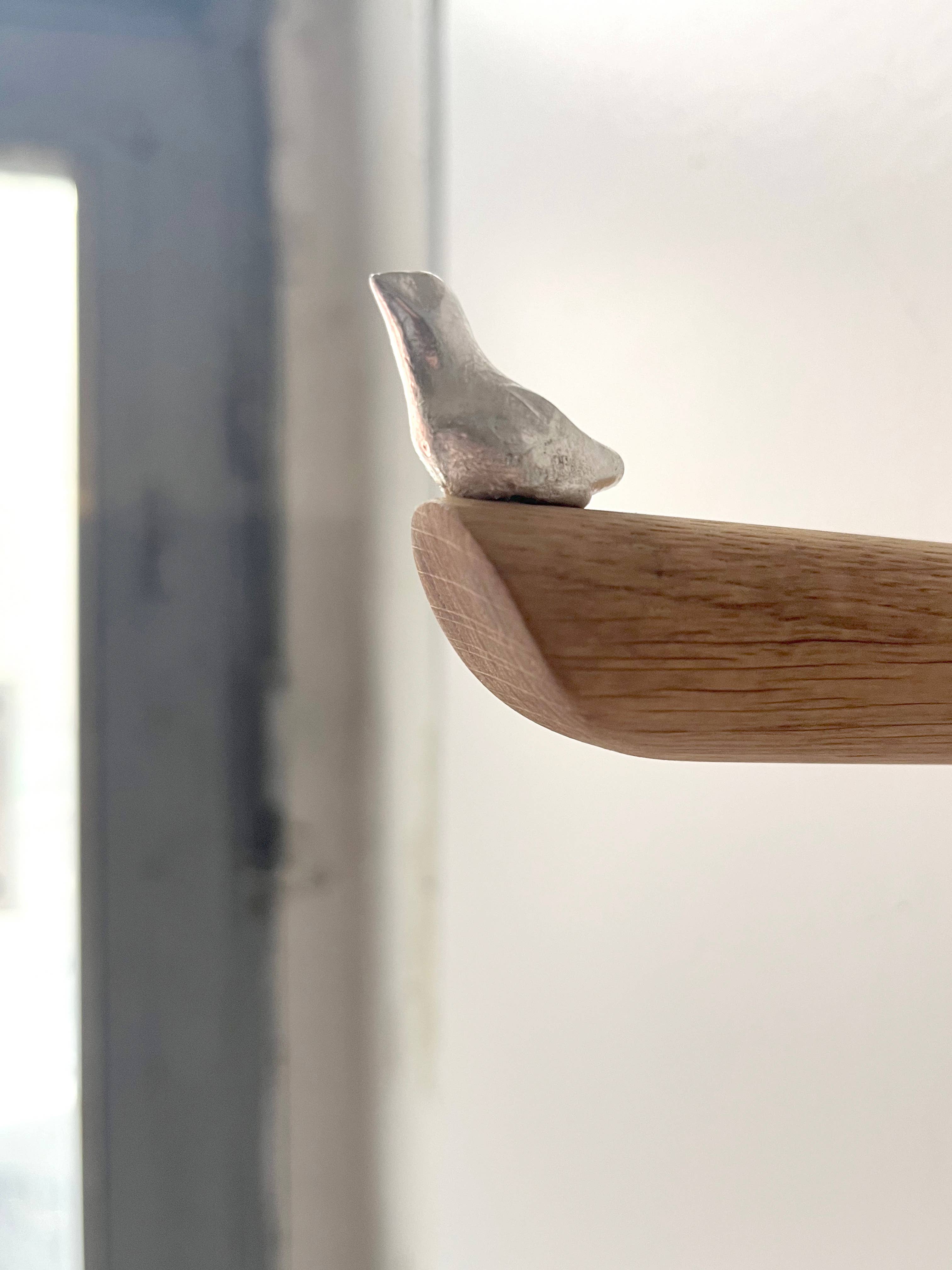 Formpoet - Wholesale Wall Hook - Bird - Coat Hook made of Oak Wood and Tin 130mm7