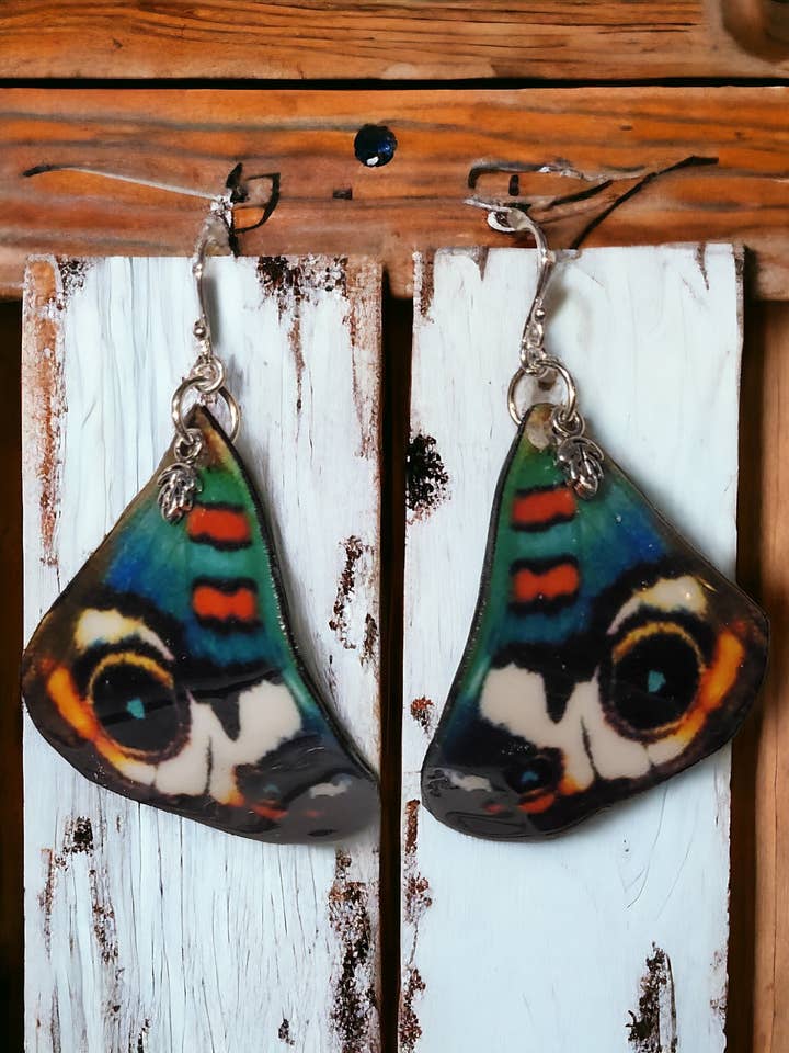 Monarch Jewelry Project/Buckeye butterfly earrings for wholesale by Monarch Jewelry Project/dIANKA designs