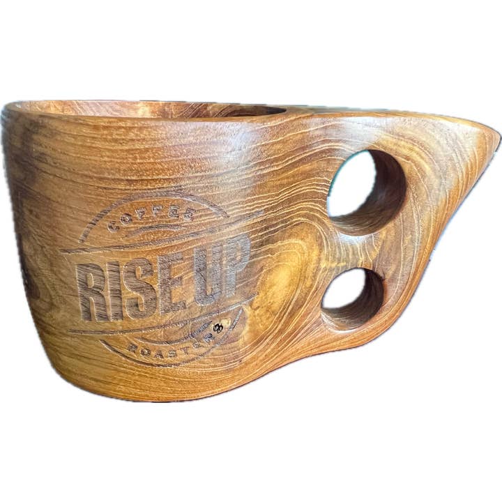 Tuckahoe Hardwoods - Wholesale Coffee Mug - Teak Kuksa Coffee & Tea Mug6