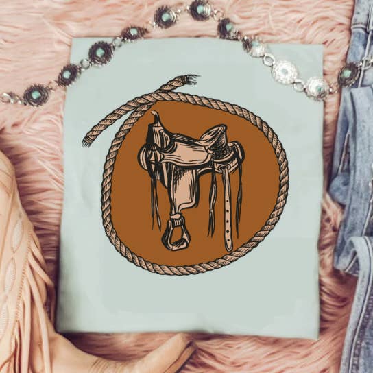 Remettez-vous en selle - Top graphique pour la vente par Burro Threads Co.