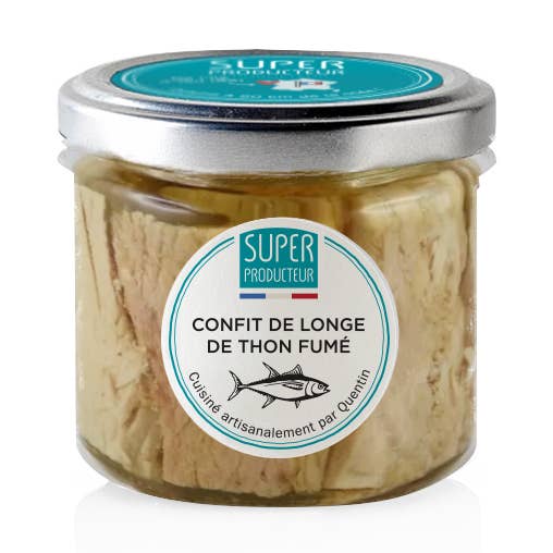Lonza di tonno affumicata confit - 90g per la vendita all'ingrosso da parte di Superproducteur