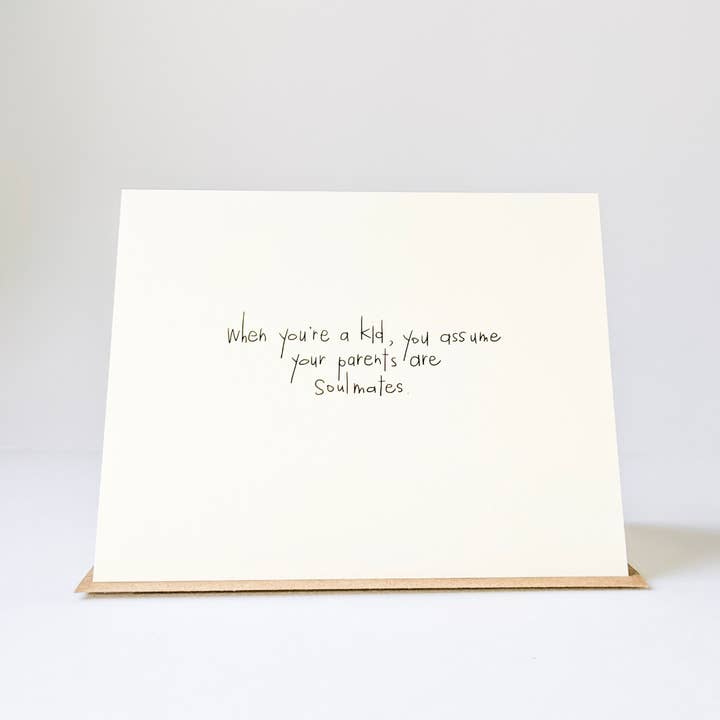 Pam Halpert Card for wholesale by under the stairs paper co.