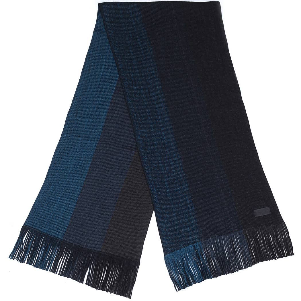 Mio Marino - Wholesale Scarf - Men's - King Striped Knit Scarf2