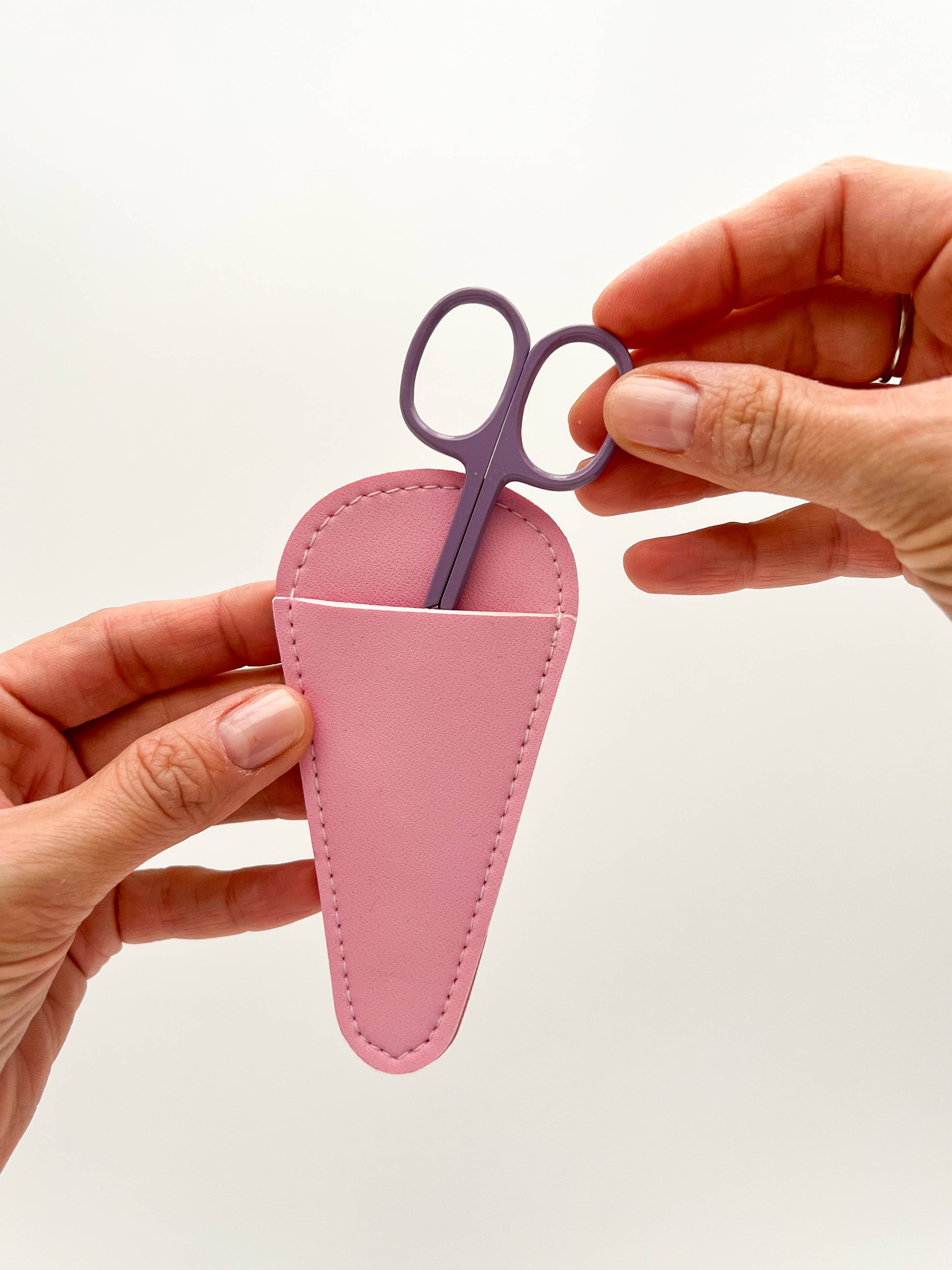 Matryoshka Doll Shop - Wholesale Embroidery/Cross Stitch Supplies - Scissors sheaths, small scissors case, leather sleeve2