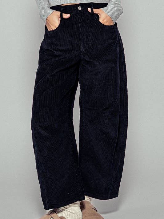 Urban Daizy - Wholesale Pants - Women's - Corduroy Barrel Jeans