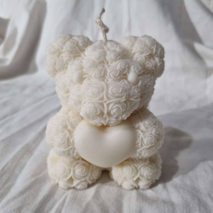 Heart Bear Candle for wholesale by bel-jewelry