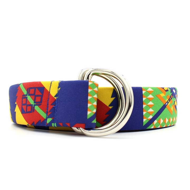 KRAGÜ - Wholesale Belt - Unisex - KRAGUE ETHNO RETRO BLUE3