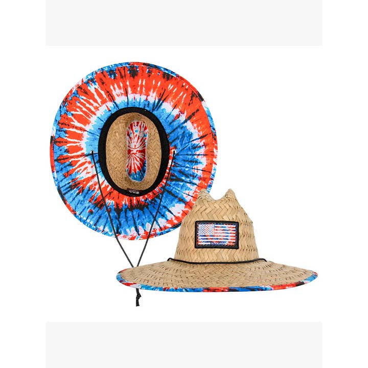 Soul of Adventure - Vendita all'ingrosso Cappello di paglia - Unisex - Cappello di Paglia Classico / Cappello da Bagnino – Ampia Tesa UPF 50+11