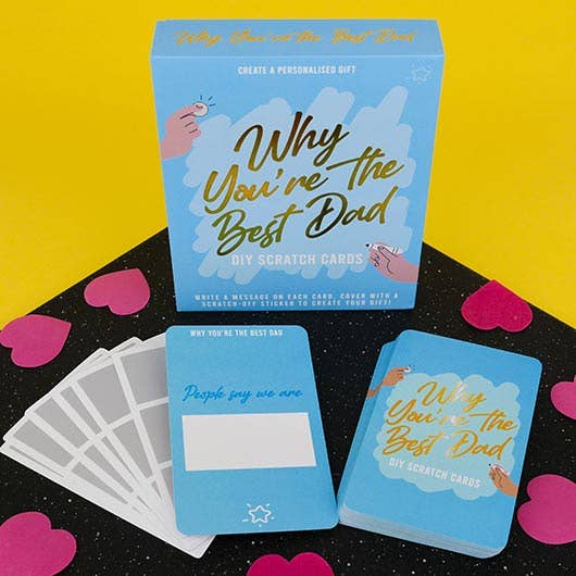 Reasons Why You're The Best Dad - DIY Scratch Cards for wholesale by Gift Republic