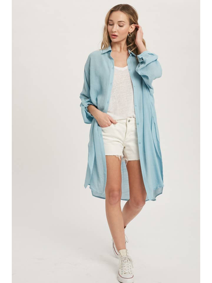 Bluivy – Camisa com botões no colarinho – Mulher por atacado – CAMISA DE PALANGRE VENTILADA COM BOTÕES6