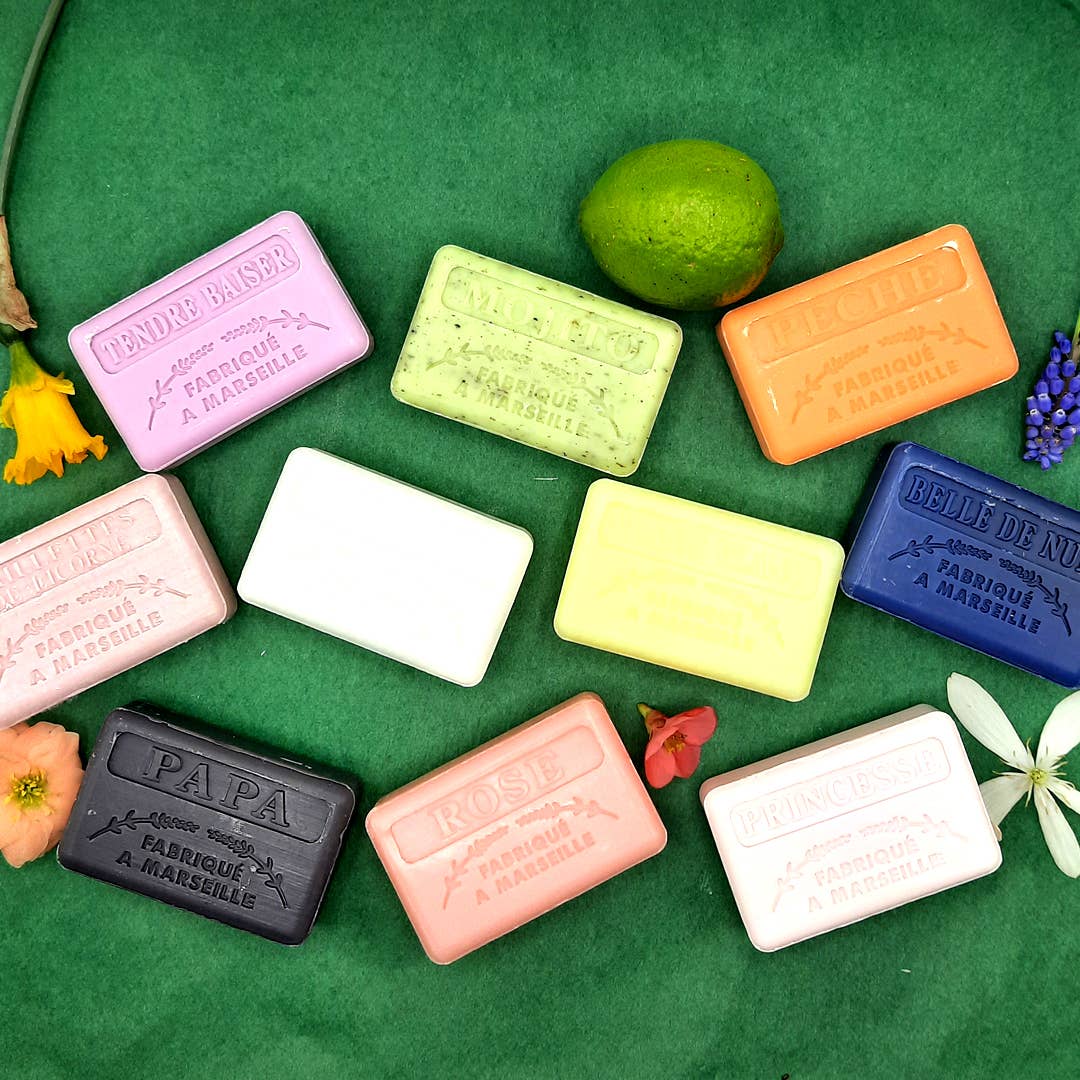 Senteurs De France – wholesale Tvål – Tvål med budskap och blommor: Princess nugget2