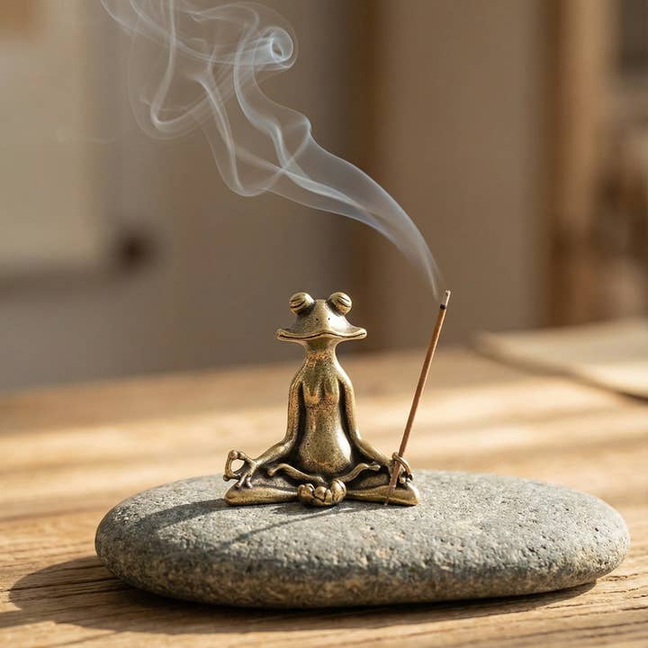 Kiyo Home - Wholesale Incense Holder - Zen Incense Frog4