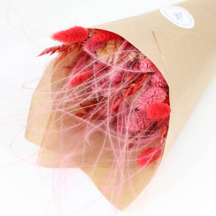 Dried Valentines Bouquet for wholesale by LSF Wholesale