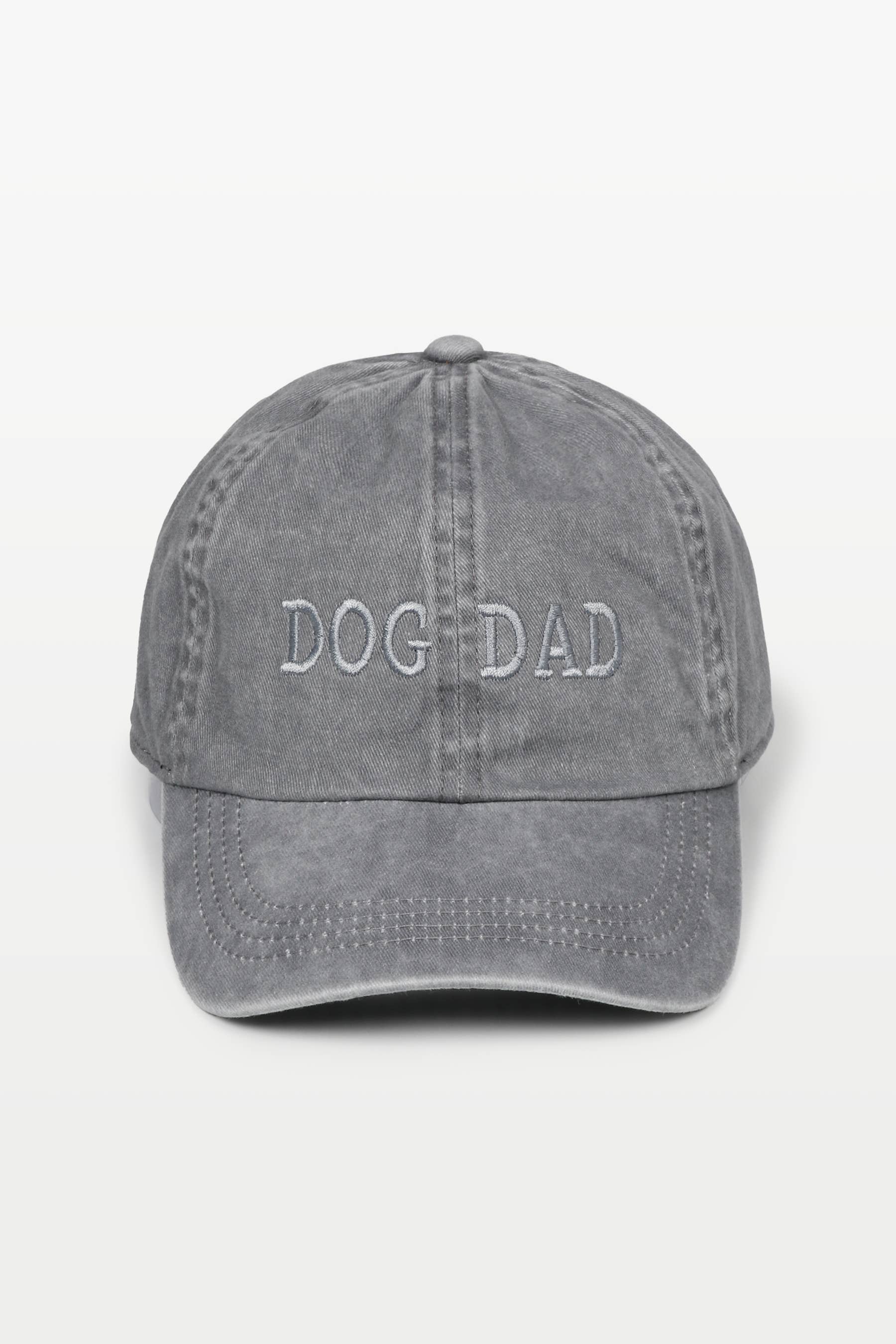 David And Young - Wholesale Baseball Cap - Men's - LCAP413 - Dog Dad Tonal Embroidered On Vintage Wash Cap4
