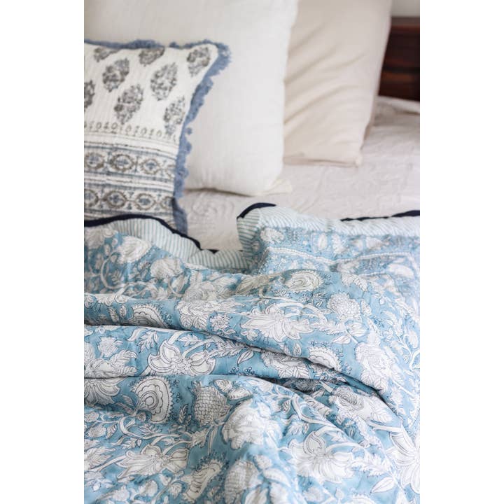 TerraWeave – wholesale Quilt – Regal Country Charm Kantha Quilt Cotton Comforter All Season