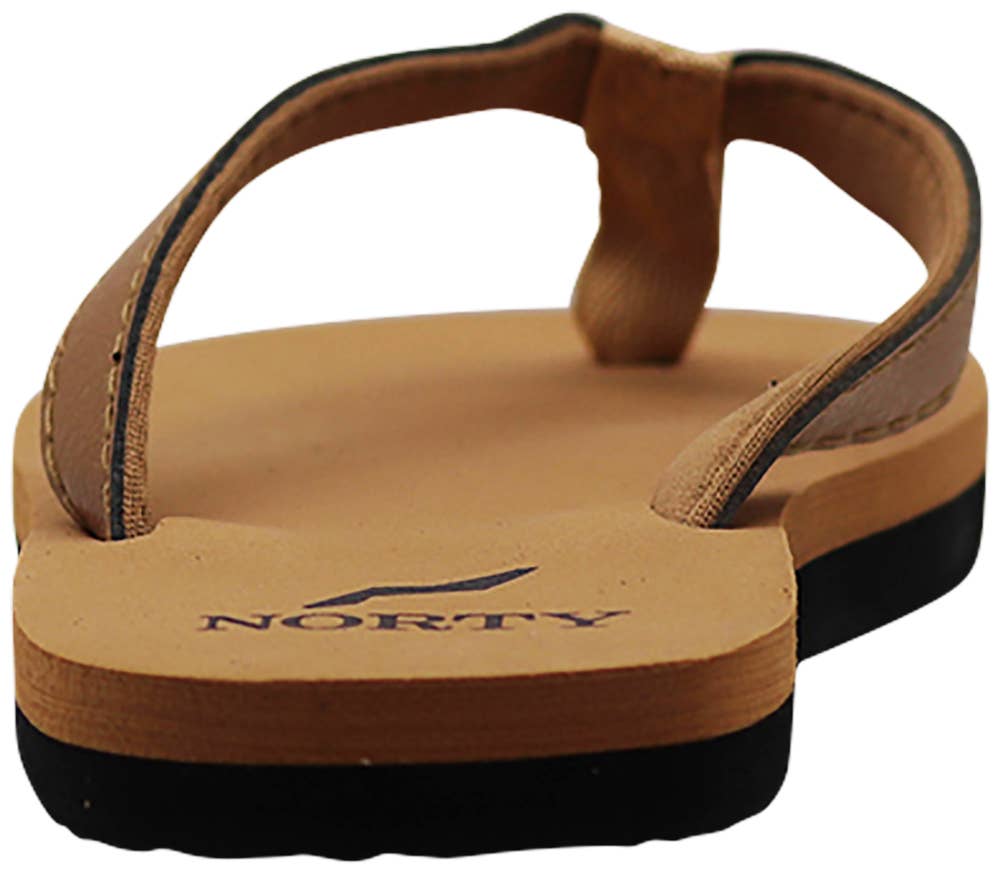 Eastern Off Price - Wholesale Flip Flops - Women's - Soft Cushioned Footbed Flip Flop Thong Sandal 41625 - Camel4