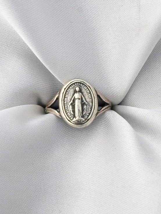 BMA170 - Miraculous Medal Ring for wholesale by Contreras Designs