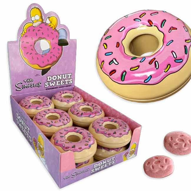 iSweet.ca - Wholesale Hard Candy - (S1-09) The Simpsons Donut Sweets x 12 units0