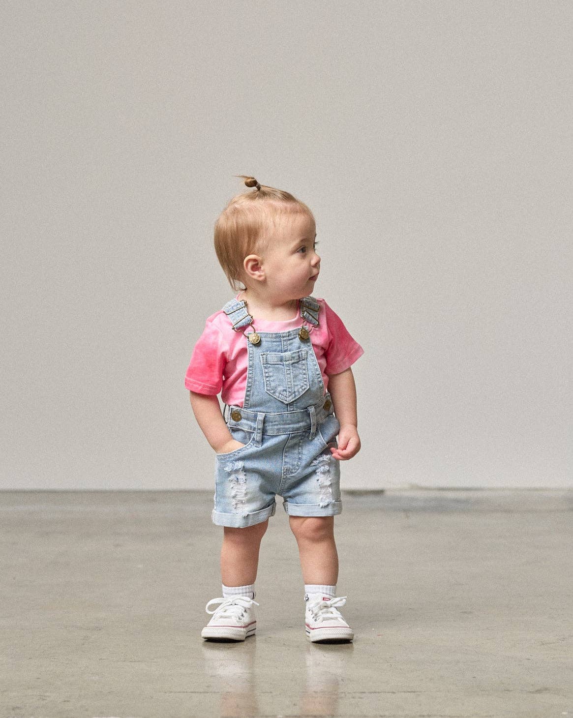 Little Bipsy - Vente T-shirt – enfant - T-shirt Tie Dye - Rose4