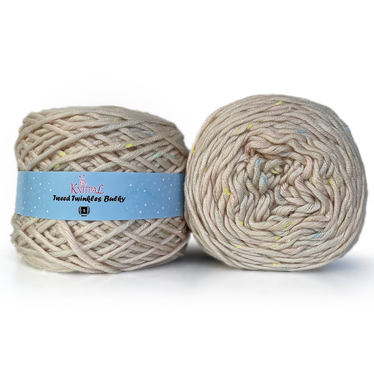 KnitPal - Wholesale Yarn - Tweed Twinkles Bulky - Soft Acrylic Blend55
