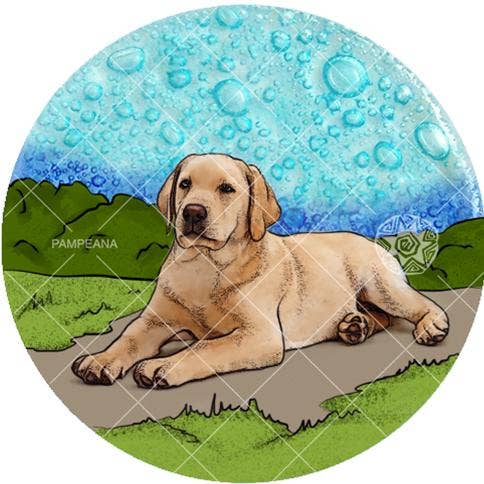 Pampeana - Wholesale Ornament - Yellow Lab Dog Ornament