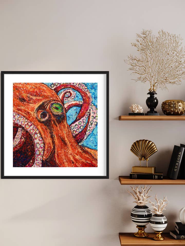 Impression artistique mate, 12 x 12 po, prête à être encadrée pour la vente par CAJUN GIRL TRIBUTES