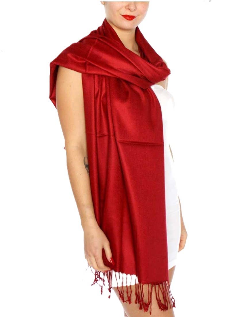 Lungta Imports – wholesale Scarf – Women's – Luxury Pashmina Shawl Scarf – Soft, Warm & Lightweight 11