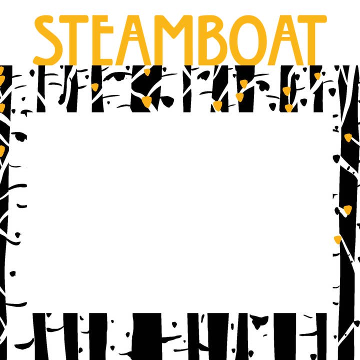 Telaio (orizzontale) - Steamboat Fall Aspen per la vendita all'ingrosso da parte di Boat N Co