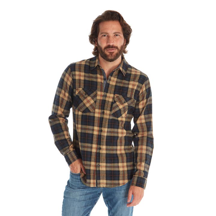 PX - Wholesale Buttoned-down shirt – Men's - Dwayne Flannel Shirt0