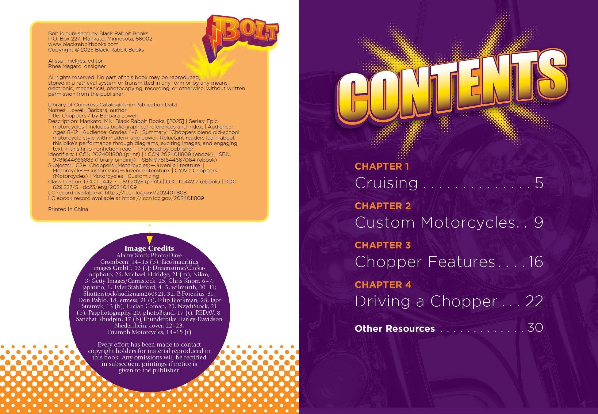 Black Rabbit Books - Wholesale Transportation - Choppers1