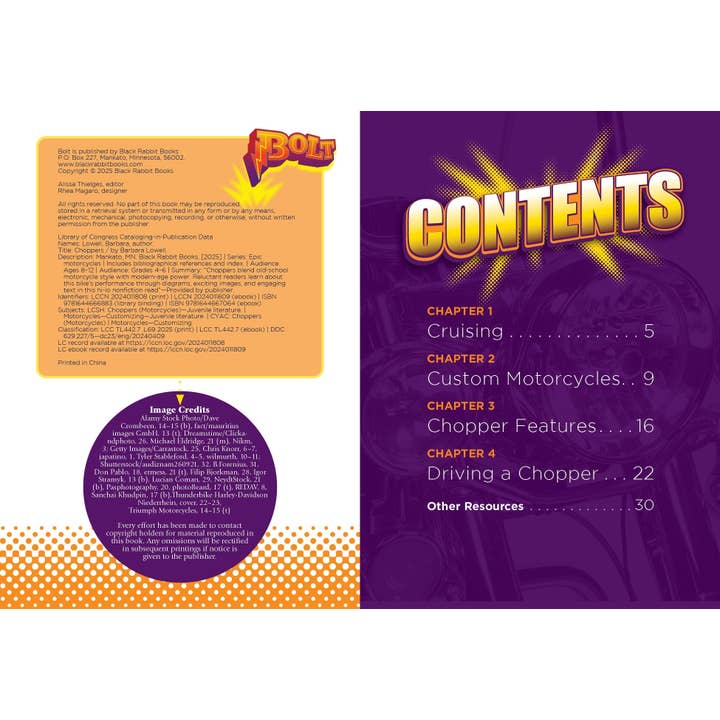 Black Rabbit Books - Wholesale Transportation - Choppers1